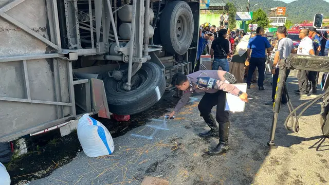 KNKT Usut Kecelakaan Maut Bus ALS Padang Panjang: Detik-Detik Tragis